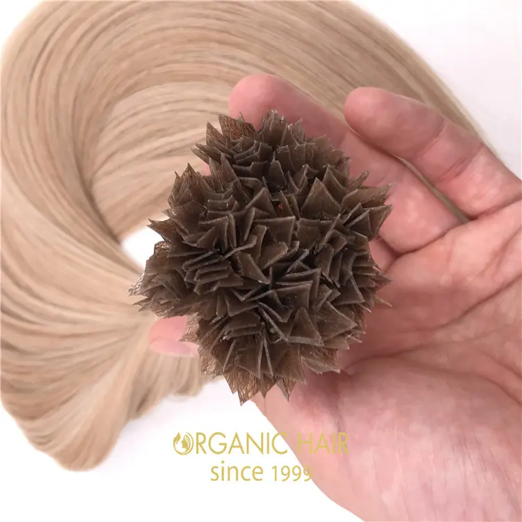 Wholesale human cuticle remy keratin micro ktip hair balayage blonde T5P18/60 X410